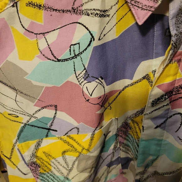 Rare Esprit Sport Vintage Button Down Shirt Size Small - Picture 7 of 7